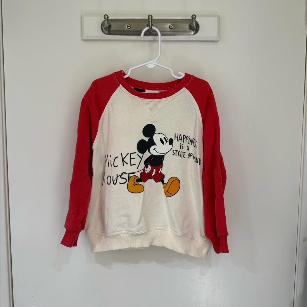 Zara Disney Mickey Mouse Sweatshirt 6 Years